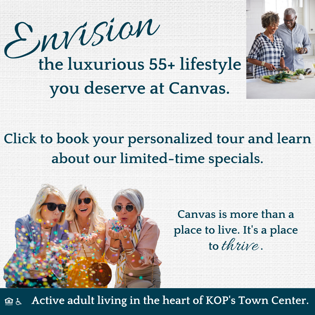 King of Prussia 55 plus apartments Canvas Valley