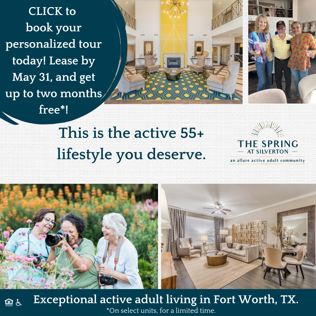 Spring Special Flyer at The Spring at Silverton in Fort Worth, Texas.