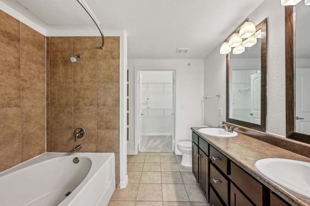 Bathroom at Barron Park in Pearland, Texas