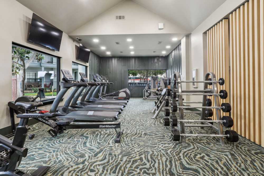 Treadmills at Vail Cliffside in Arlington. TX