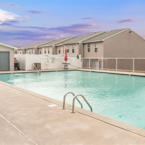 Nice swimming pool at Cypress Creek Townhomes in Goodlettsville, Tennessee