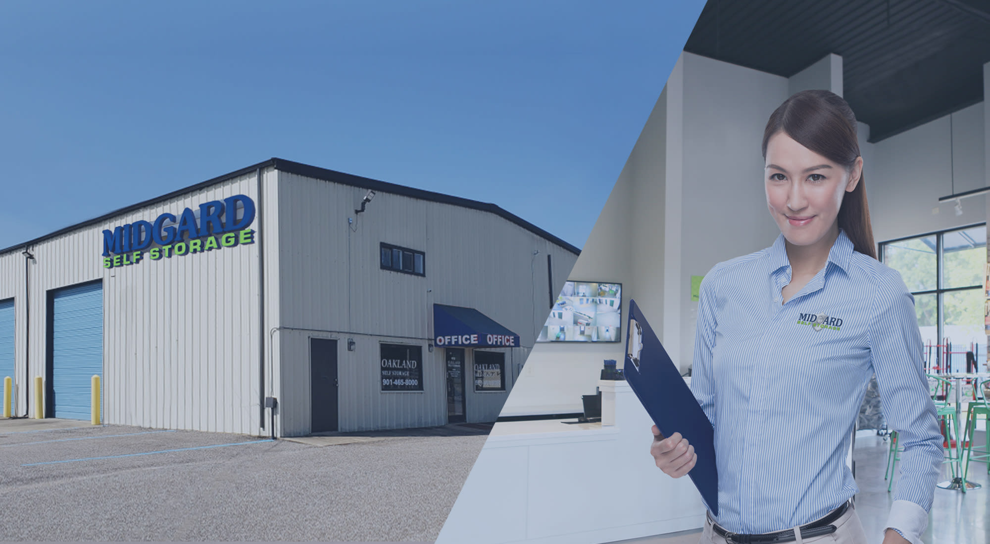 Self storage at Midgard Self Storage in Oakland, Tennessee