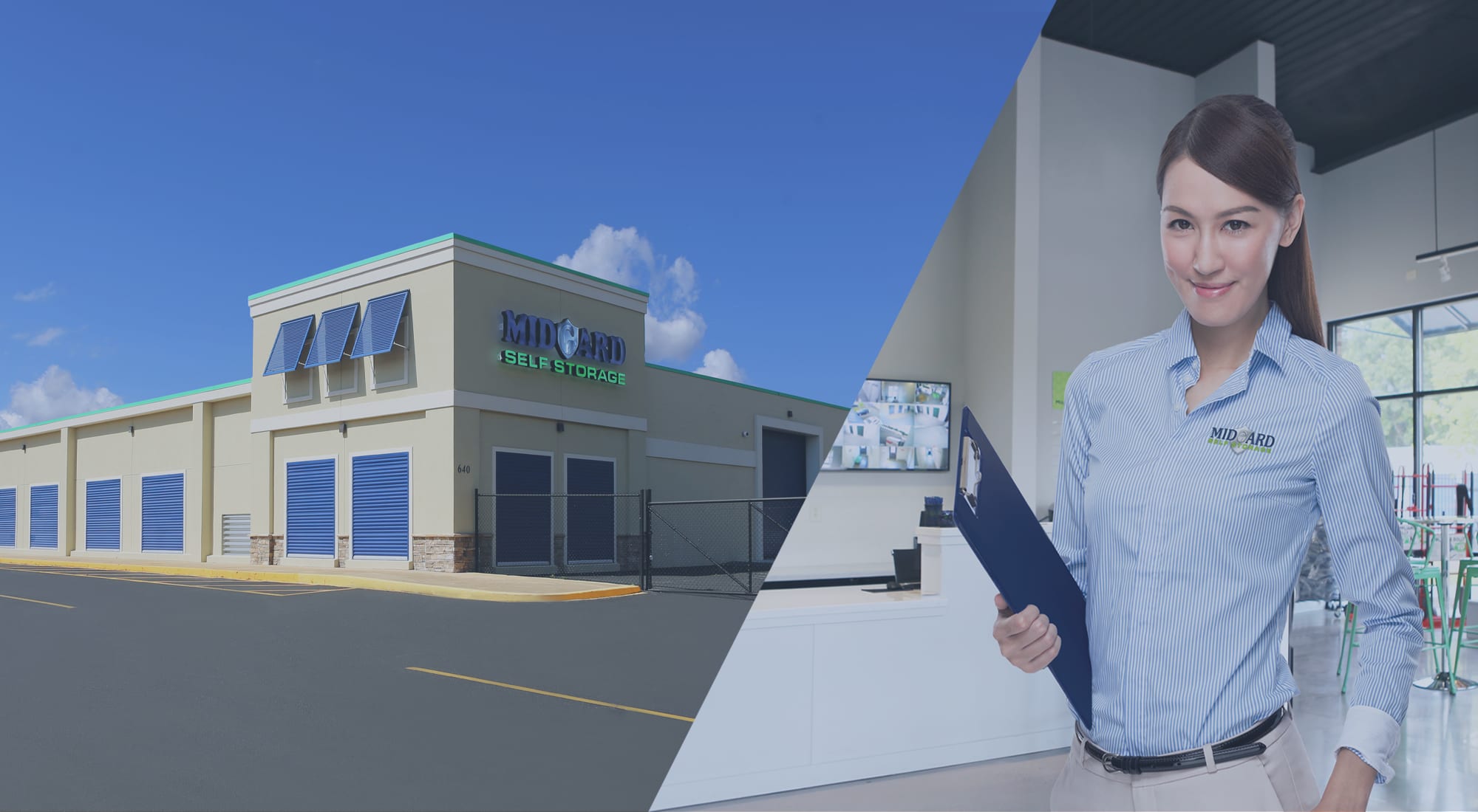 Self storage at Midgard Self Storage in Greenville, South Carolina