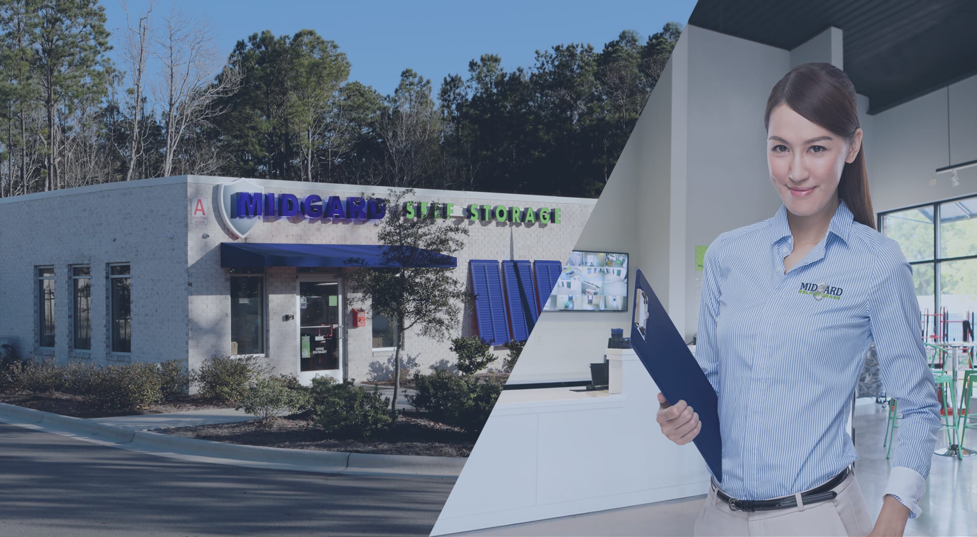 Self storage at Midgard Self Storage in Wilmington, North Carolina