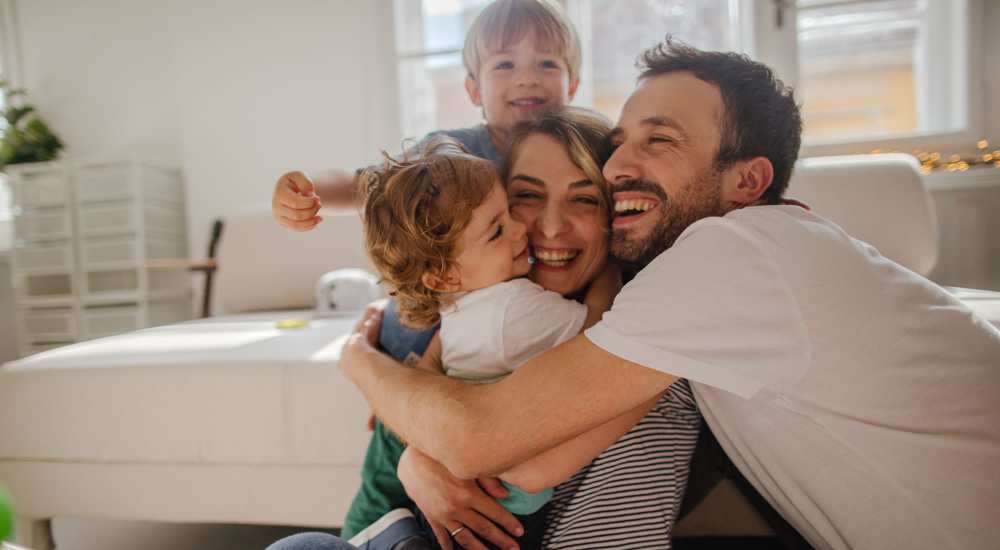Resident family at Brentwood 509 Apartments in Olympia, Washington