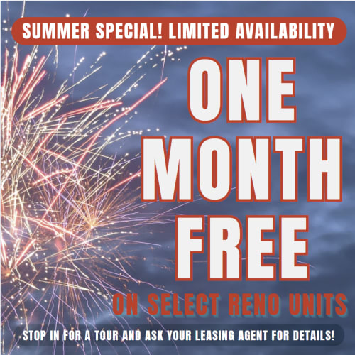 Oak GroveSummer Special - One Month Free on select RENOVATED units. Limited Availability - Act Fast! **Discount applies after first full months rent.