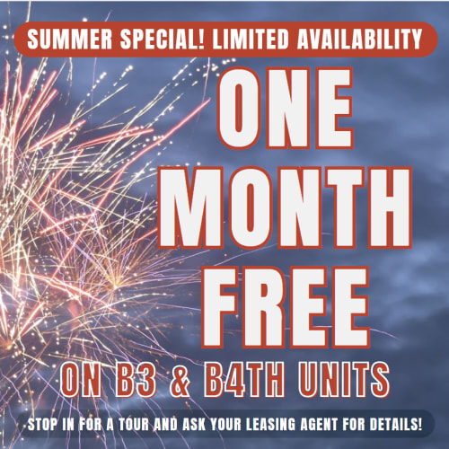 Lavera At Lake Highlands Summer Special One month free on B3 apartments and  B4th - 2 bedroom townhomes **Discount taken after First Full Months Rent