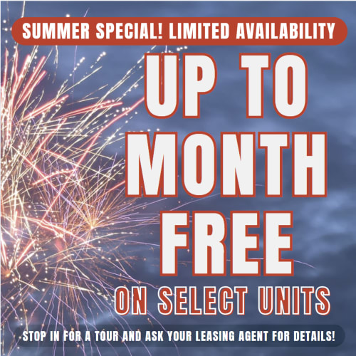 Lakeside At Campeche Summer Special - Up To ONE MONTH FREE on Select Units Limited Availability - Act Fast! **Discount applies after first full months rent.
