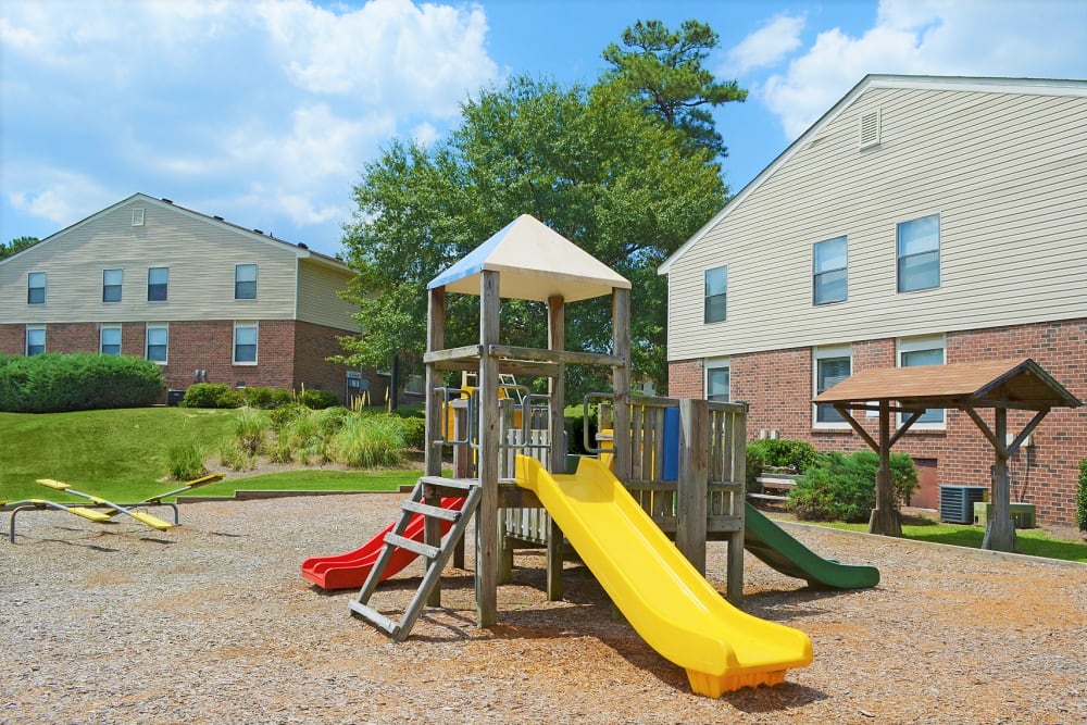 Playground for kids at Carriage Hills Apartments in Macon, Georgia