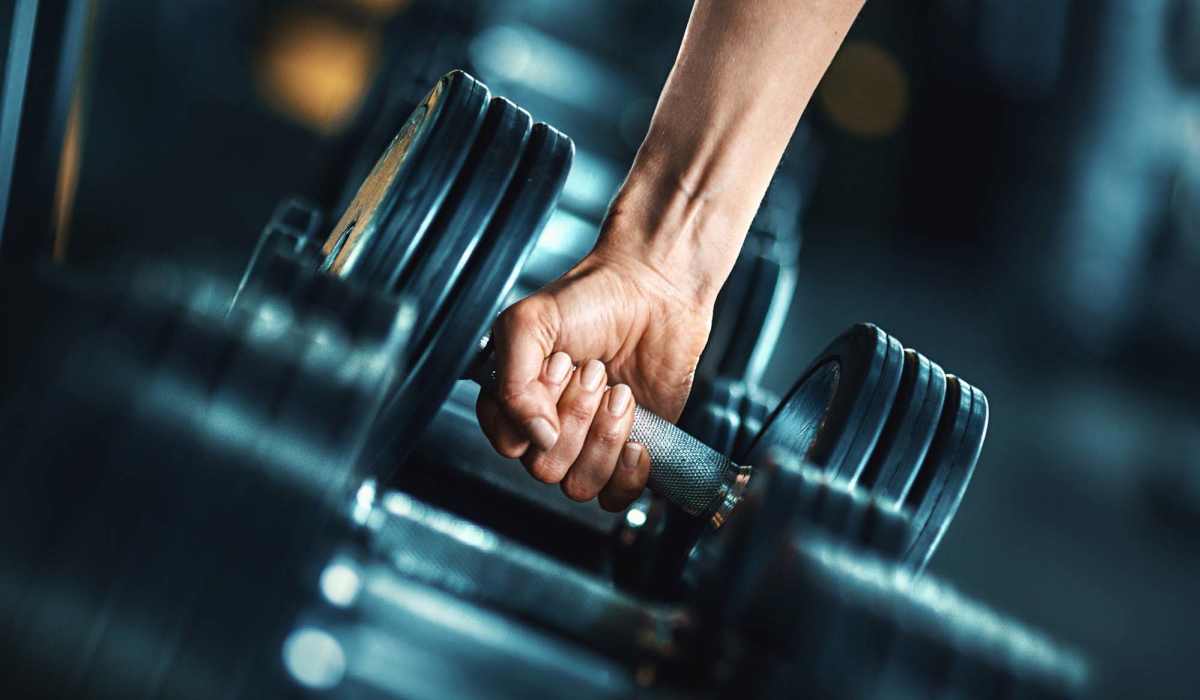 Fitness center at Oasis At Riverlights in Wilmington, North Carolina