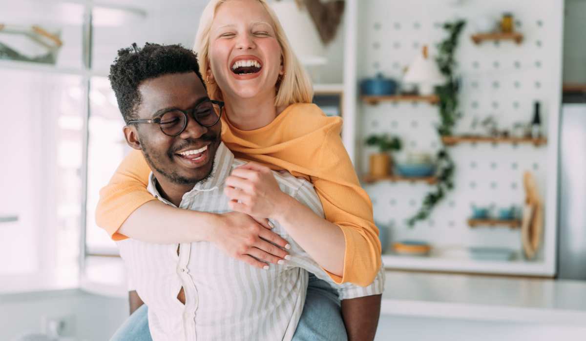 Happy resident couple at The Stratford in Indianapolis, Indiana