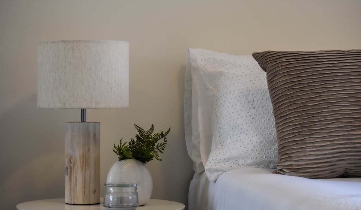 Master bedroom at The Stratford in Indianapolis, Indiana at The Stratford in Indianapolis, Indiana