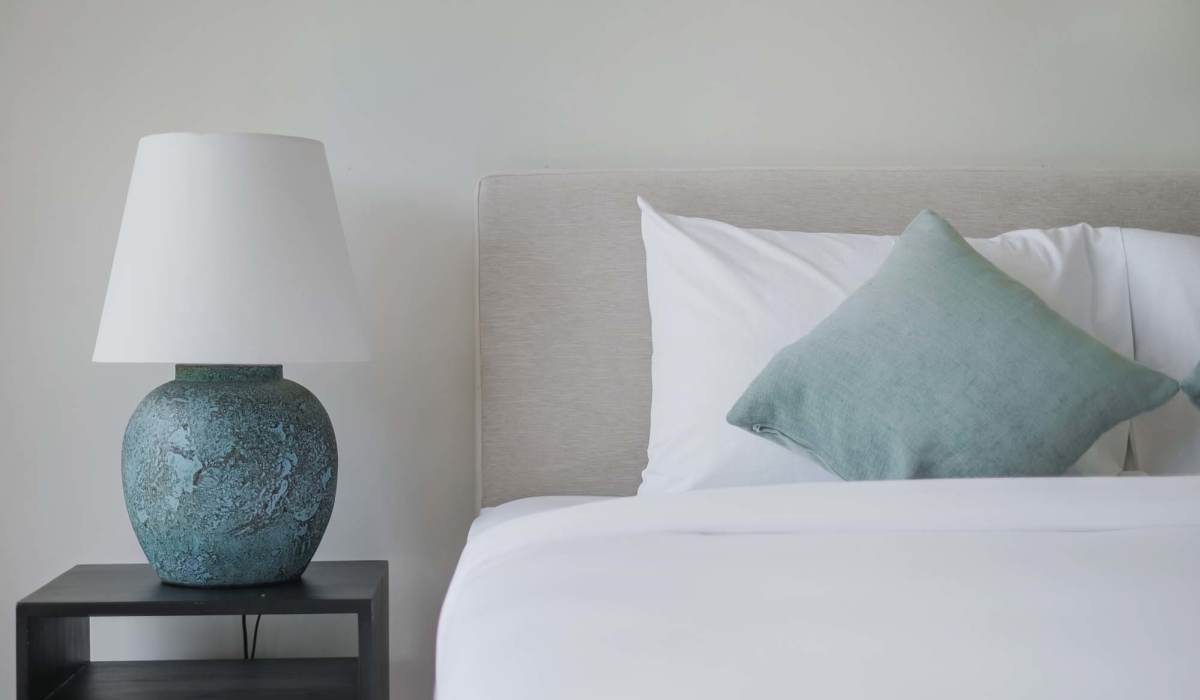 Bedroom at Brick Row in Lansing, Michigan