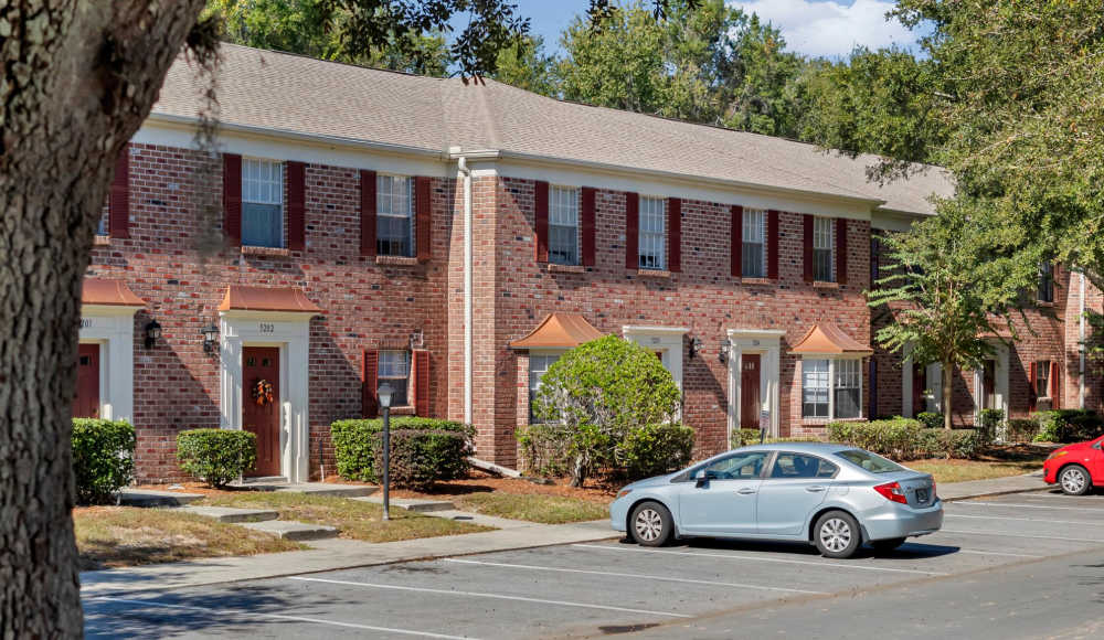Parking facility of apartments at Ocala, Florida