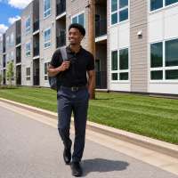 Resident men at Pinnacle at Afton in Richmond. VA