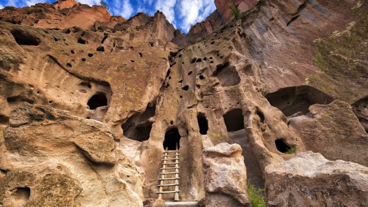 Cliff dwellings at Bandelier National Monument