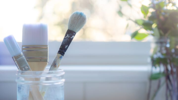 Paintbrushes at Sundance Creek in Midland, Texas