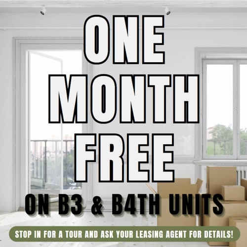 Lavera At Lake Highlands Summer Special One month free on B3 apartments and  B4th - 2 bedroom townhomes  **Discount taken after First Full Months Rent