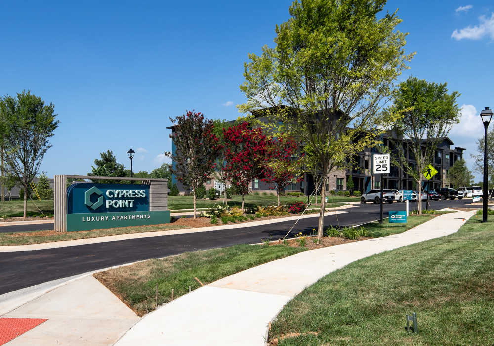 Coworking space at Cypress Point in Mooresville, North Carolina.