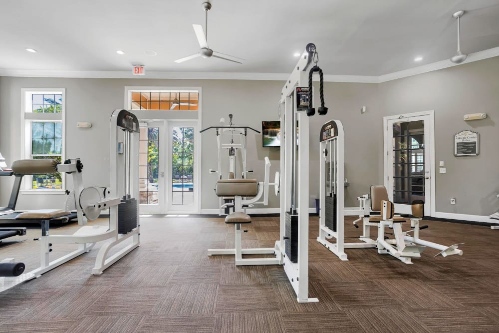 Fitness center at Courtney Isles in Yulee, Florida