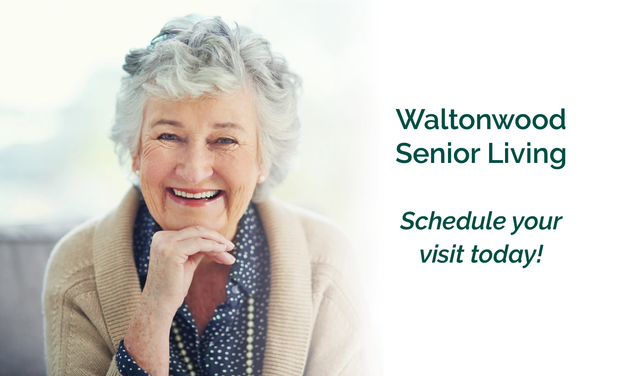 Schedule your visit today at Waltonwood in West Bloomfield, Michigan