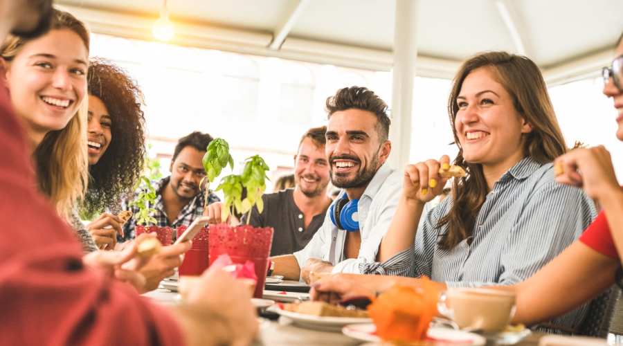 Friends enjoying some beverages at Ridgewood at Greenbrier in Greenbrier, Tennessee
