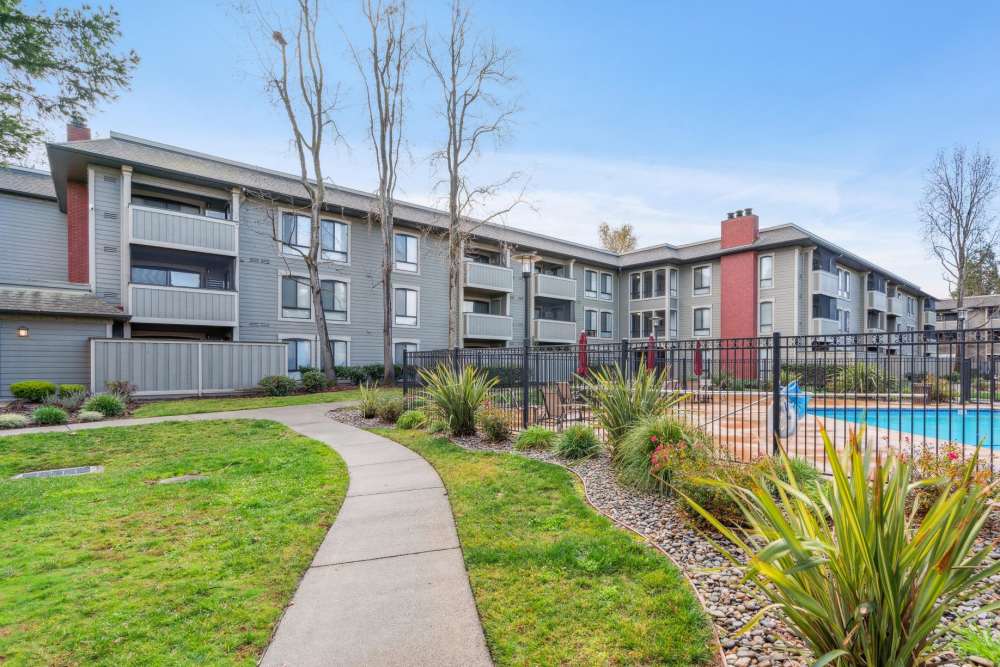 Barbecue grills for resident use at Muirwood Apartment Homes in Martinez, California