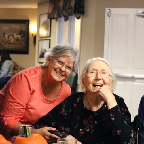 Activity room inside Saddlebrook Oxford Memory Care in Frisco, Texas