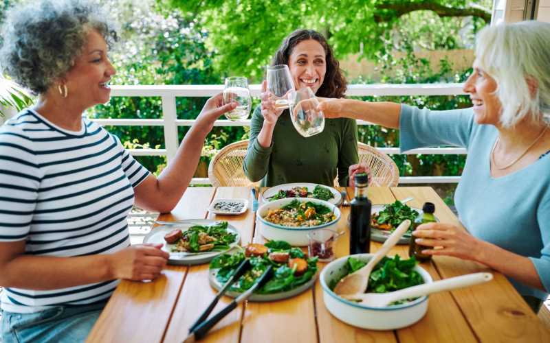 Happy family having meal at Grand Villa of Ocala in Ocala, Florida