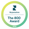 The 800 Award badge for Turners Rock in Springfield, Missouri