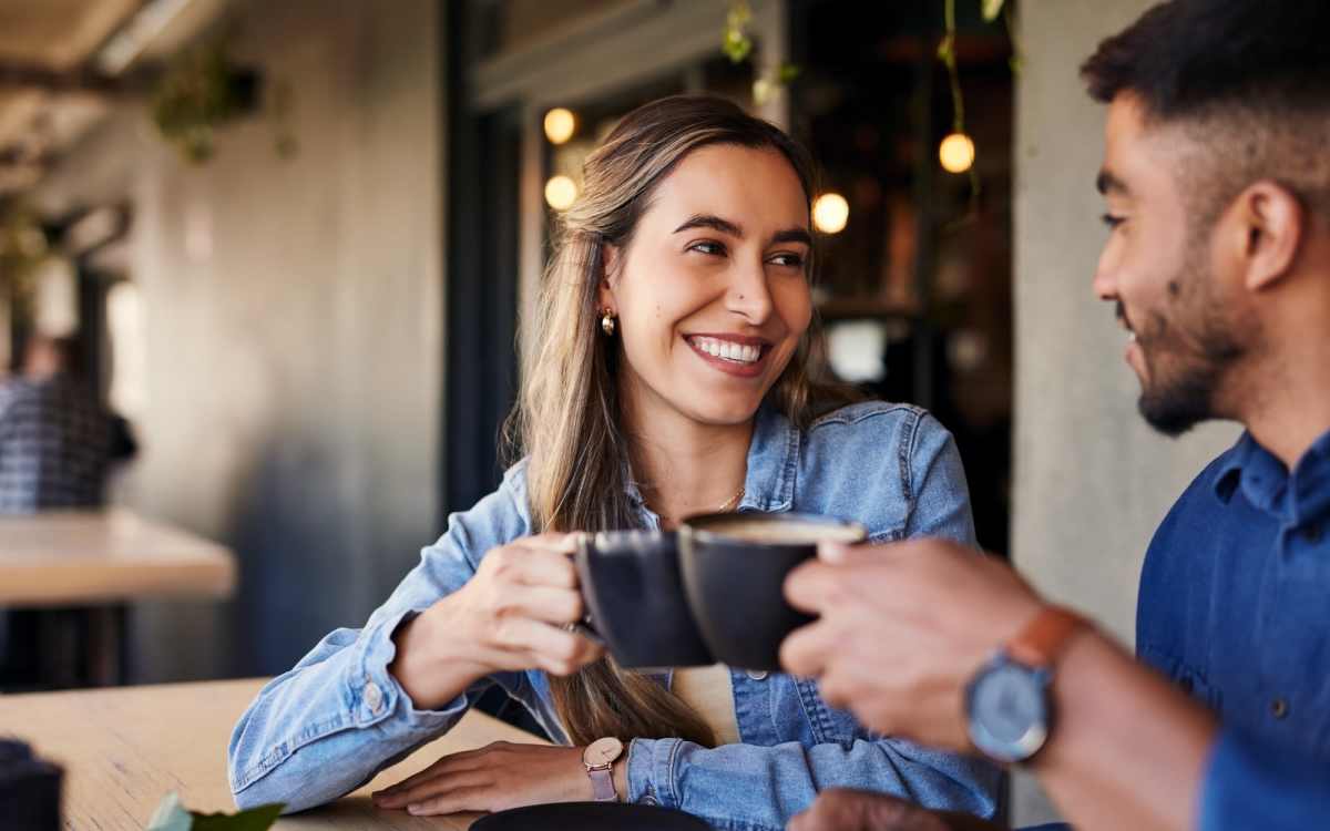 Residents having coffee near Ochlockonee Pointe Apartments in Midway, Florida