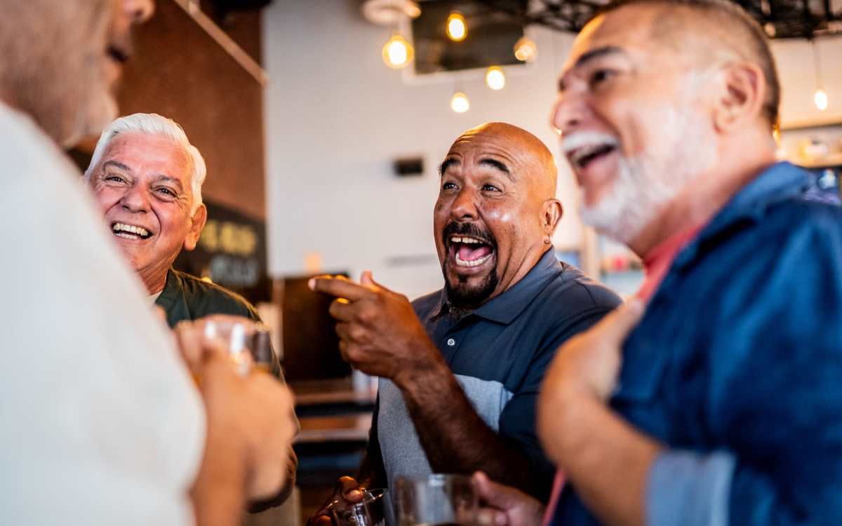 Friends enjoying at Alamitos on 4th in Long Beach, California 