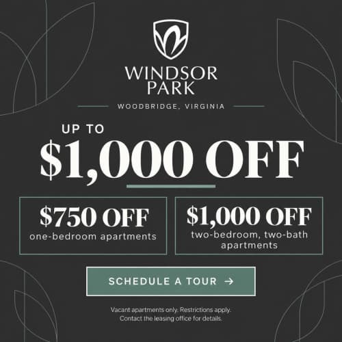 Specials at Windsor Park in Woodbridge, Virginia