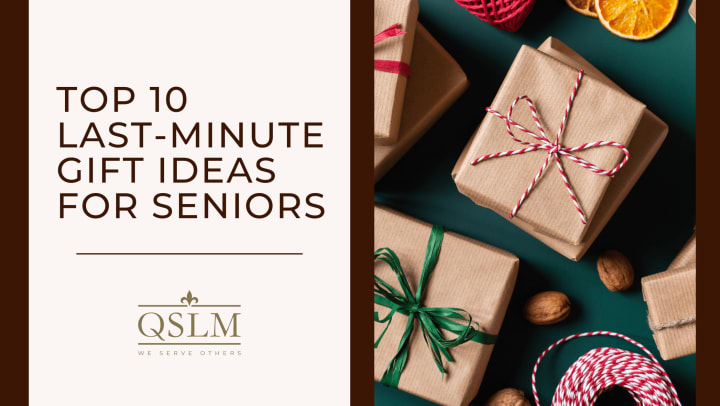 Wrapped gifts on a table - Top 10  Last-Minute Gift Ideas for Seniors