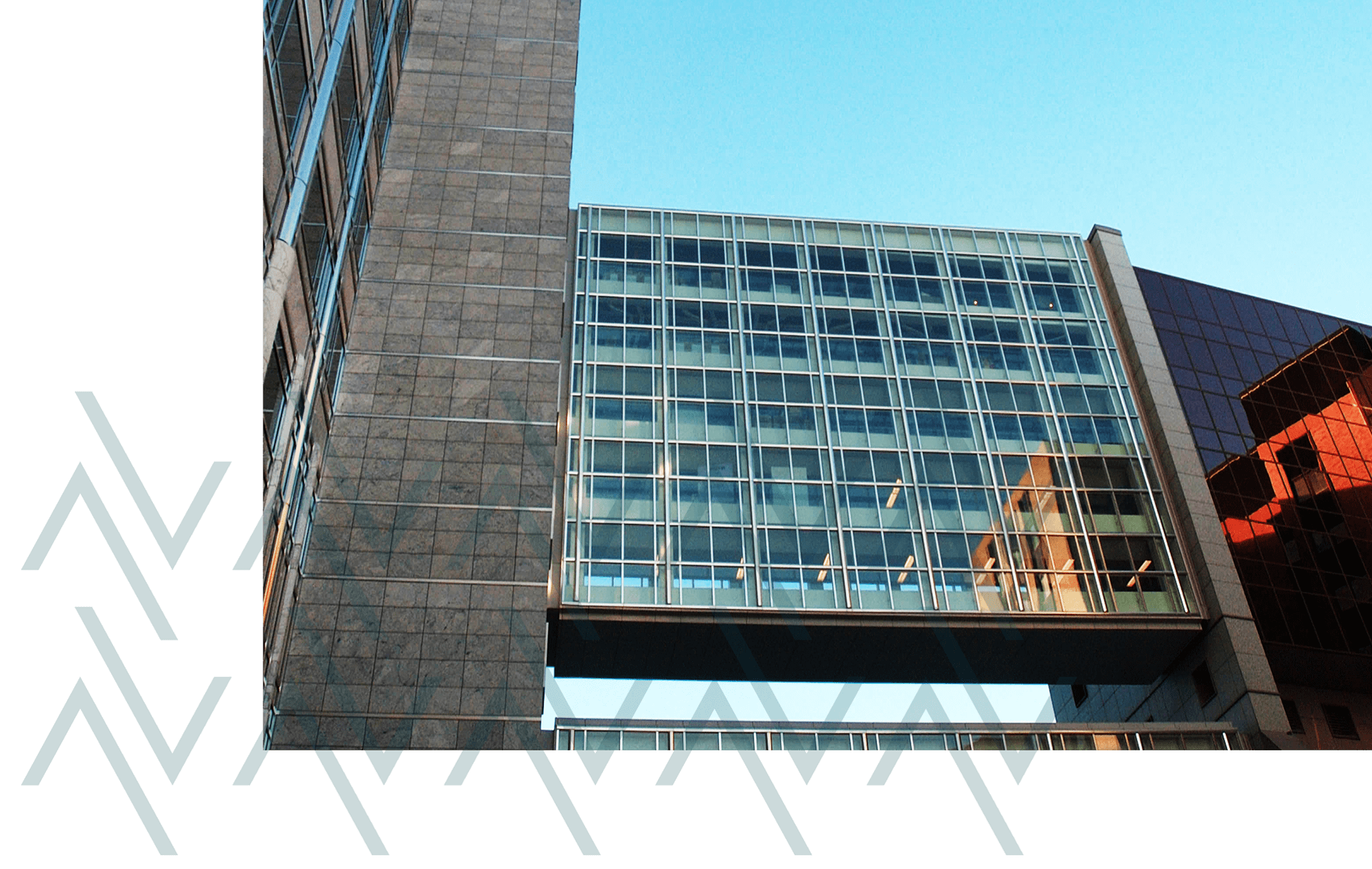Exterior of our modern building at The Maven on Broadway in Rochester, Minnesota