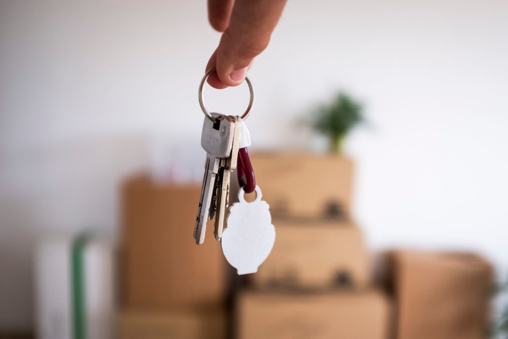 Keys for a storage unit at Another Closet Storage in Kerrville, Texas