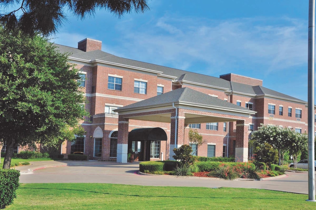 Apartment exterior at Parsons House Frisco in Frisco, Texas