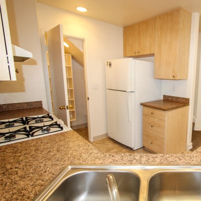 A kitchen at River Place in Lakeside, California