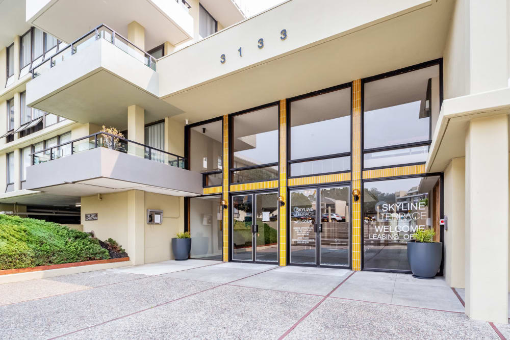 Exterior at Skyline Terrace Apartments in Burlingame, California