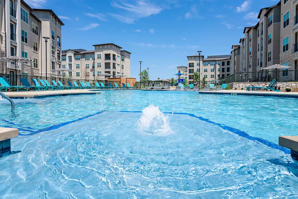 Water park area near Auro Crossing in Austin, Texas