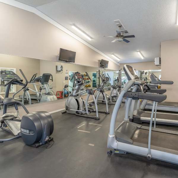 Gym at Rosewood Park Apartments in Reno, Nevada