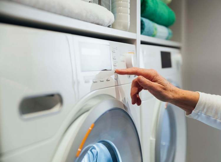 Laundry at Berkeley Place Apartments in Lawrence,Massachusetts