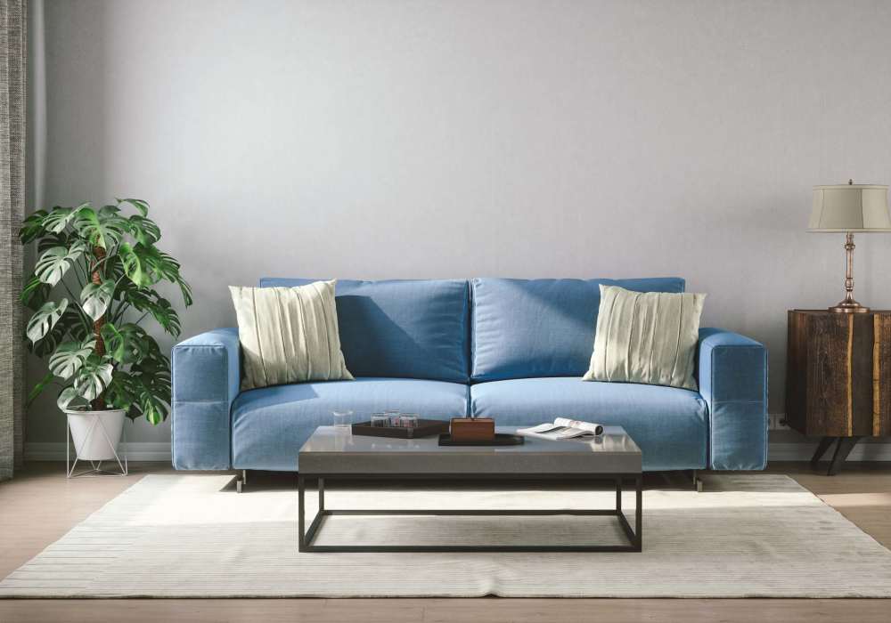 Living room with couch at Lakeside Villas in Baton Rouge, Louisiana