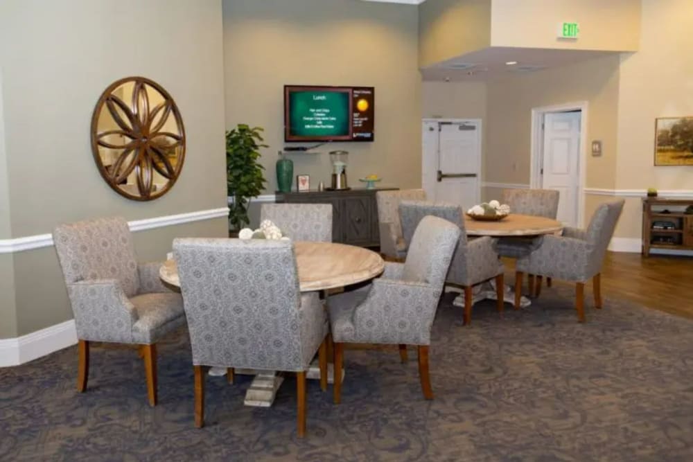 Meeting area at Liberty Place Memory Care in West Chester, Ohio