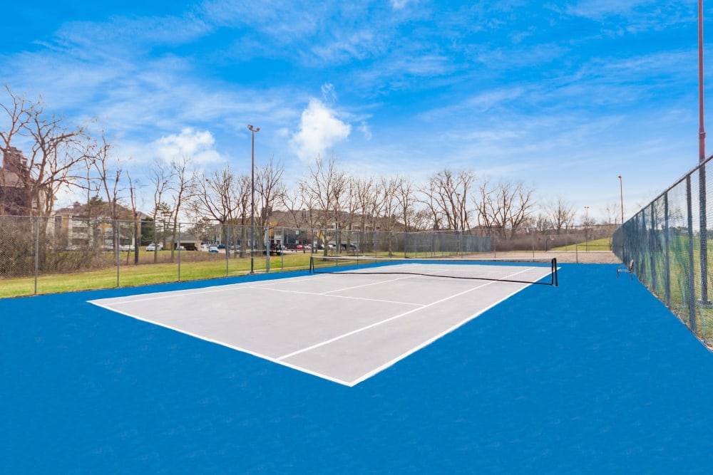 Tennis courts at Sterling Place in Columbus, Ohio