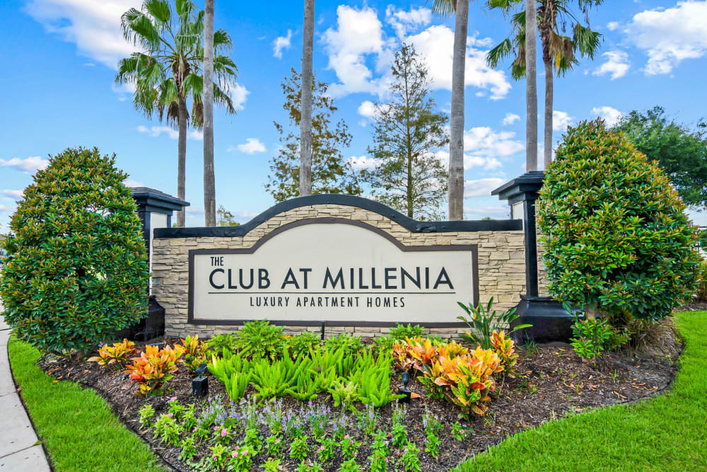 Entrance at The Club at Millenia in Orlando, Florida