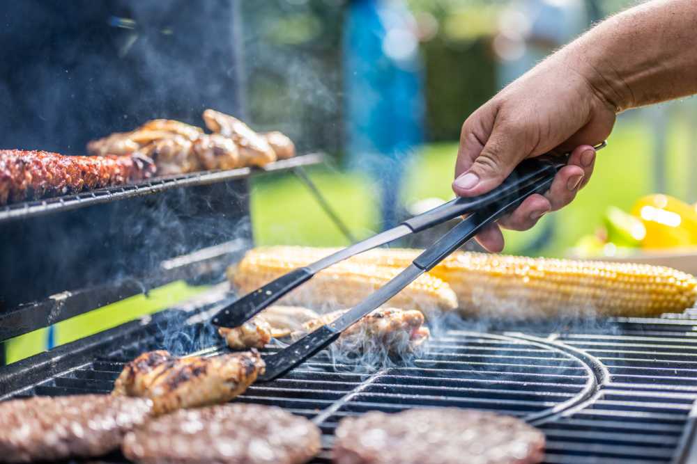 Grill station at Ridgewood at Greenbrier in Greenbrier, Tennessee