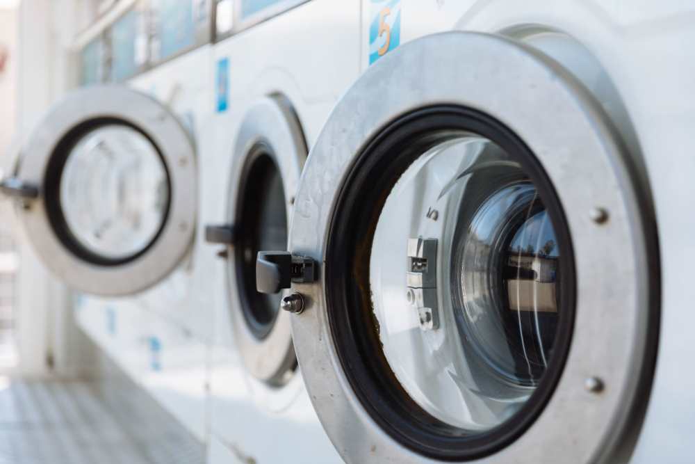 white laundry  at Bh Tapley Court in Springfield, Massachusetts