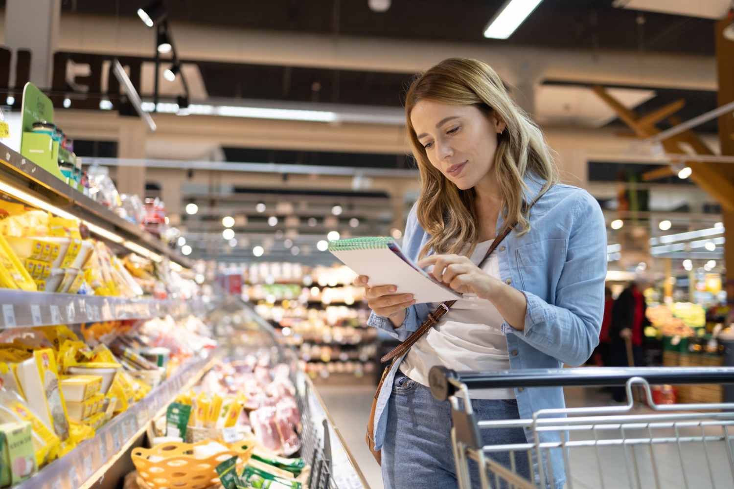 Residents buying groceries near Orchard Point in Sanford, North Carolina