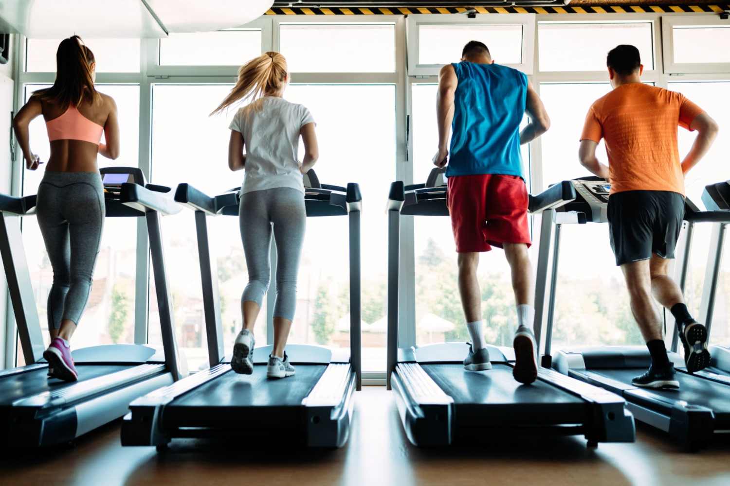 Fitness center at Reno Experience District in Reno, Nevada